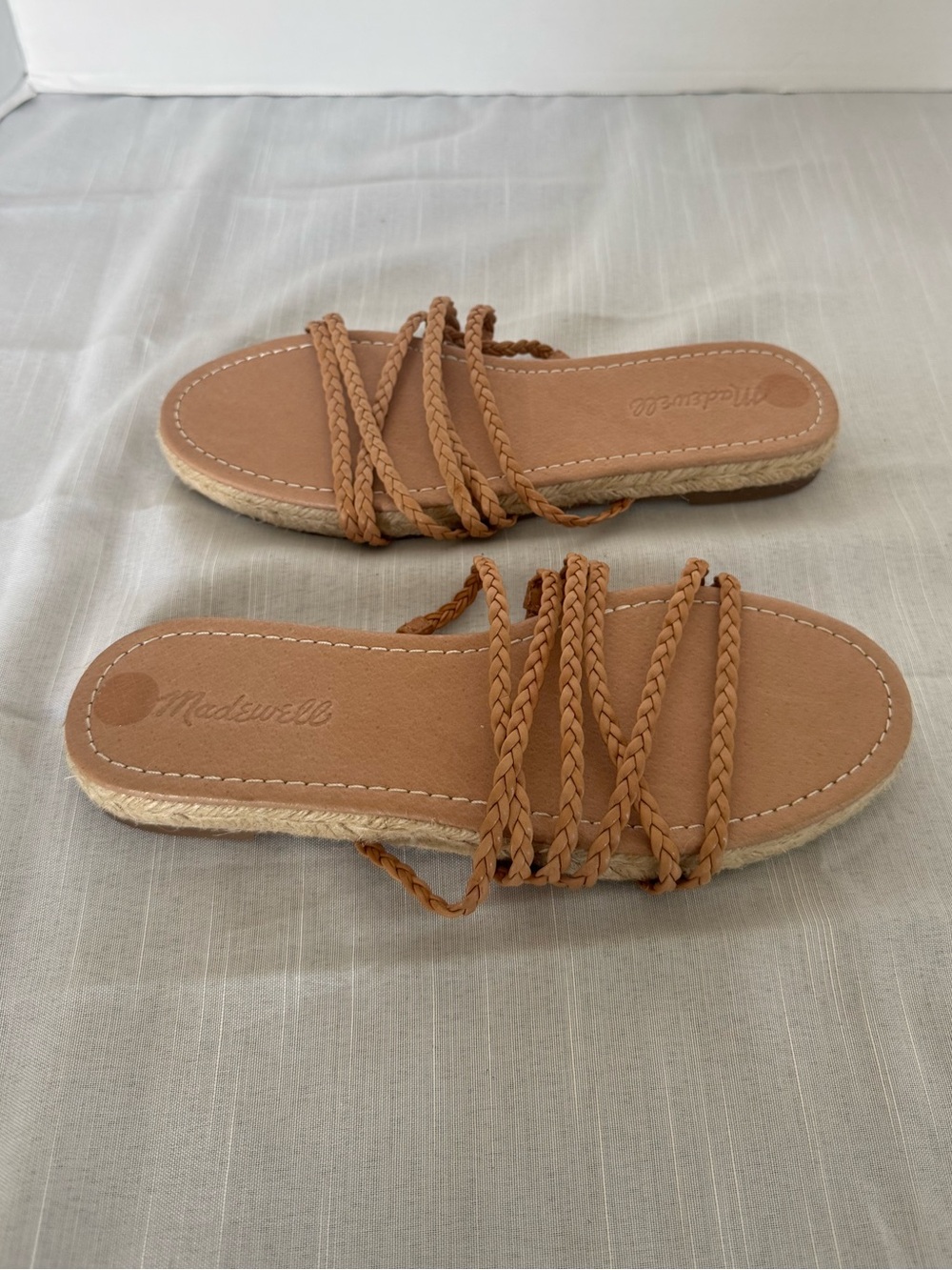NWOT MADEWELL Women’s The Kathryn Espadrille Slide Sandal Size 7.5